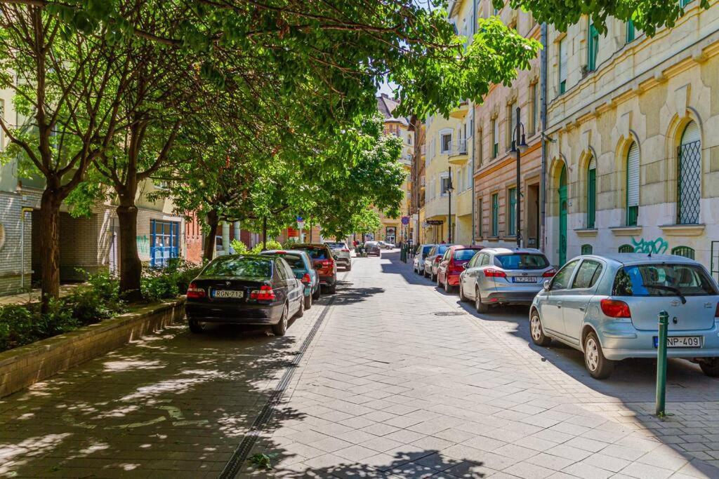 Roomy Apartment 80Sqm At City Center Free Parking Space, Ac & Balcony Budapesta Exterior foto